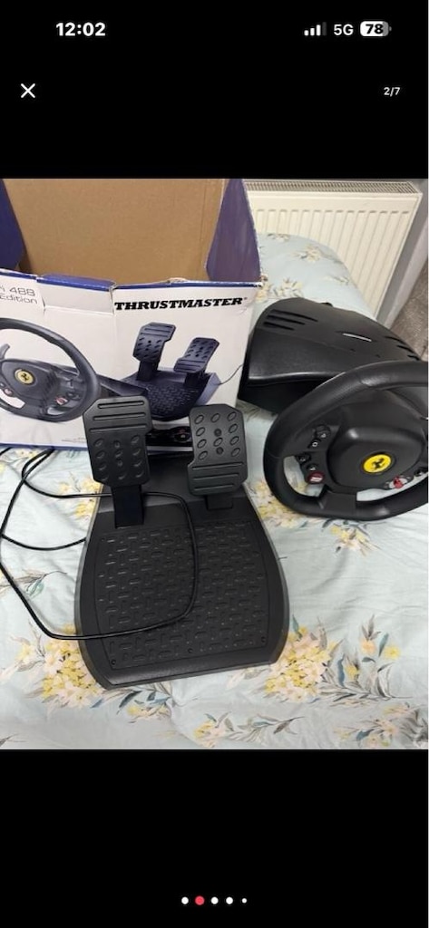THRUSTMASTER T80 Ferrari 488 GTB PS/PC Direksiyon Seti - 4