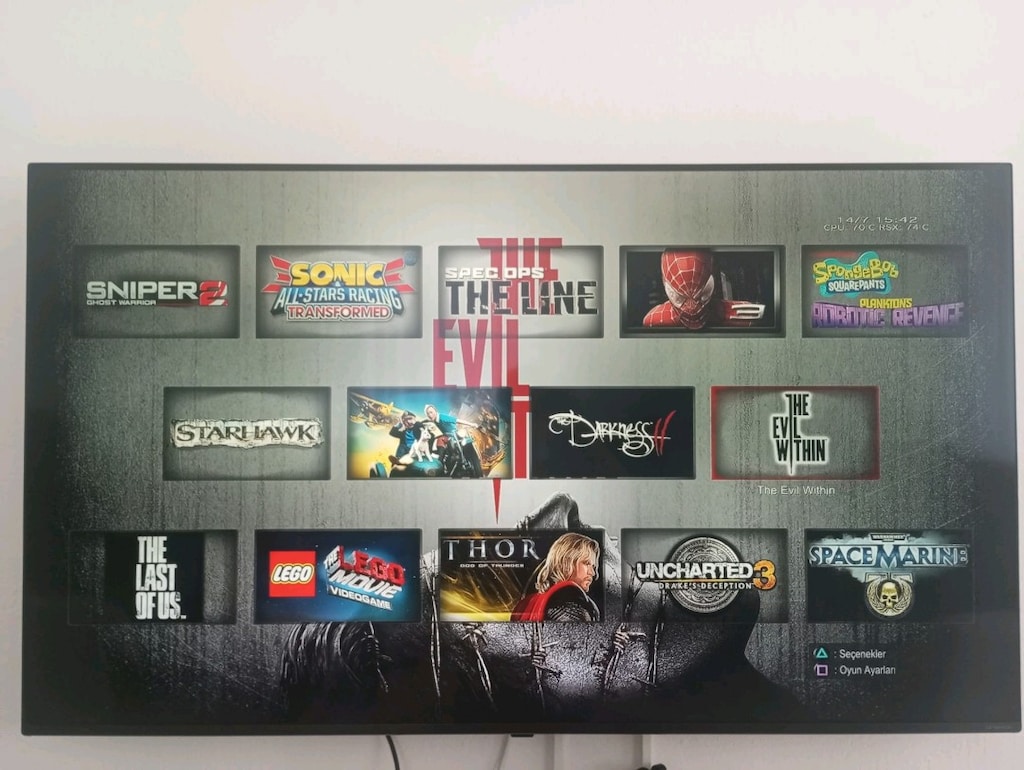 TB Harici Diskli PS3 Slim - 100+ Oyunlu Dev Arşiv (TLOU, RDR, GTA 5) - 9