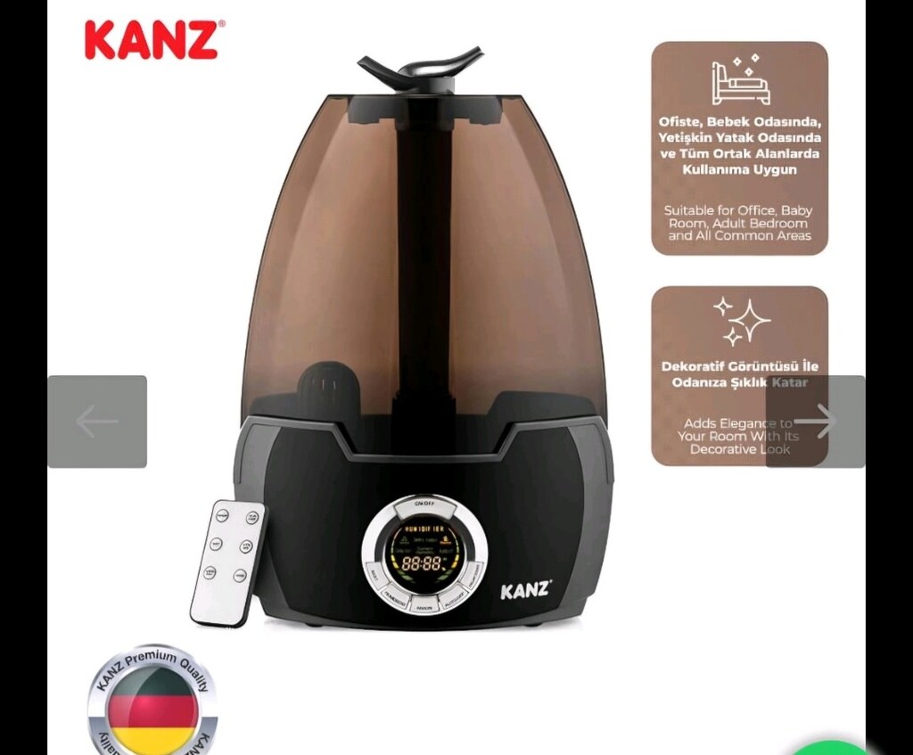 KANZ KNZ-0634 (MH-602) – 5,8 L Ultrasonik Hava Nemlendirici - 4
