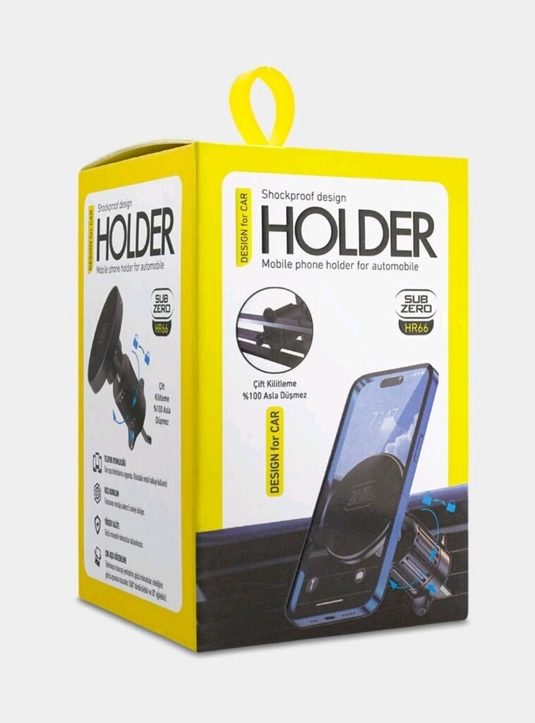 HOLDER ZUB ZERO MIKNATISLI ARAÇ TELEFON TUTUCU - 3