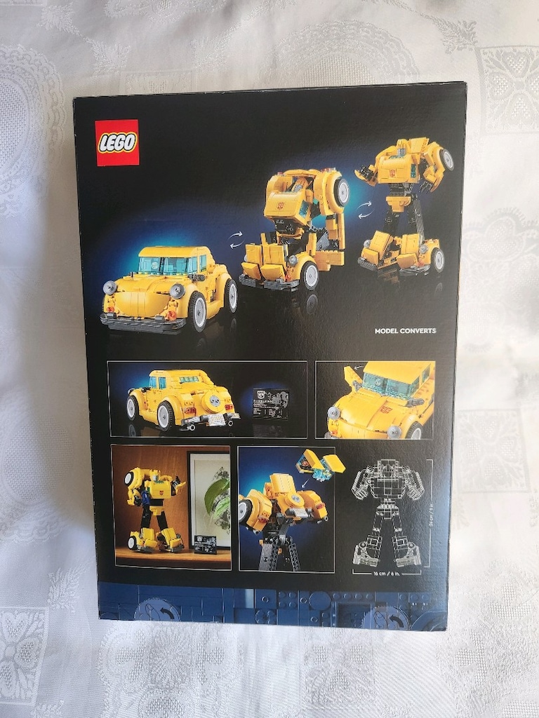 LEGO 10338 Icons Transformers Bumblebee figür Robot Aksiyon Yapım Seti - 12