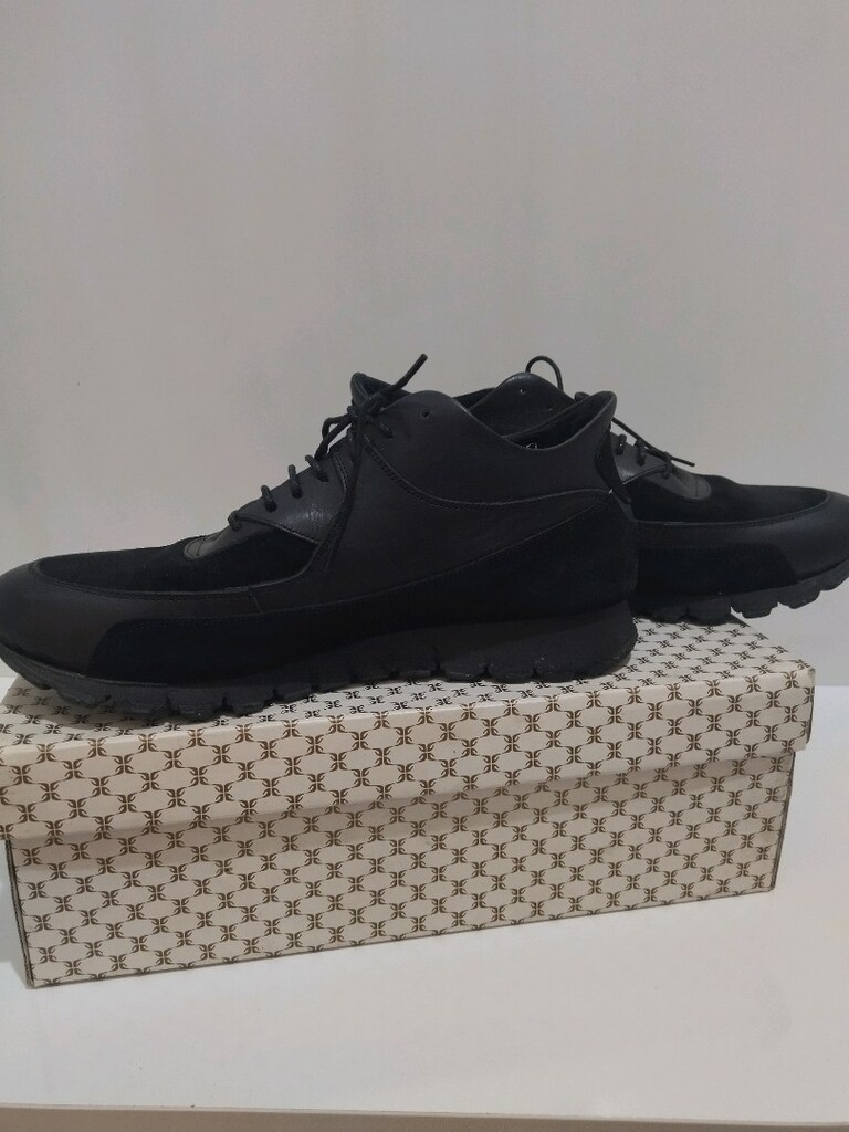 Tergan Deri ve Nubuk Sneaker Ayakkabı - 2