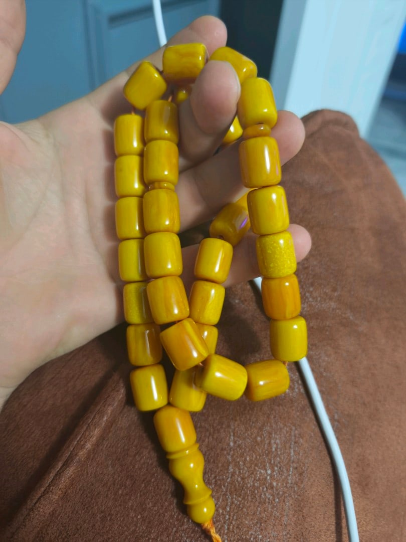 evladiyelik sıkma kehribar tesbih - 4