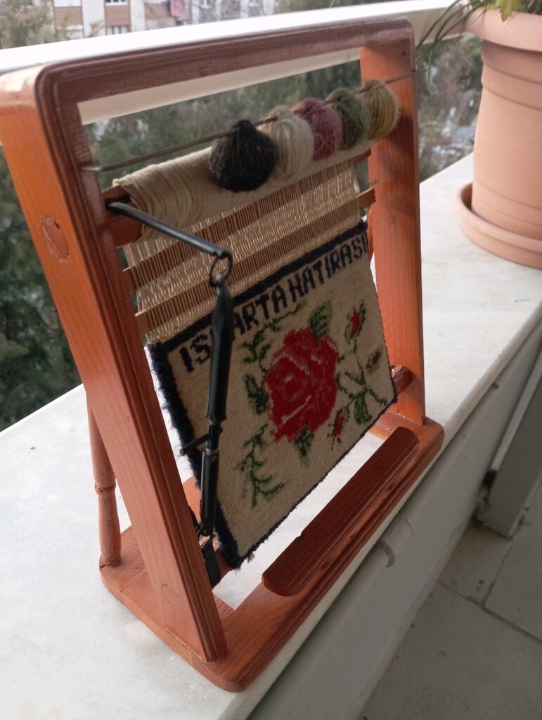 Minyatür Isparta halısı tezgahı - 2