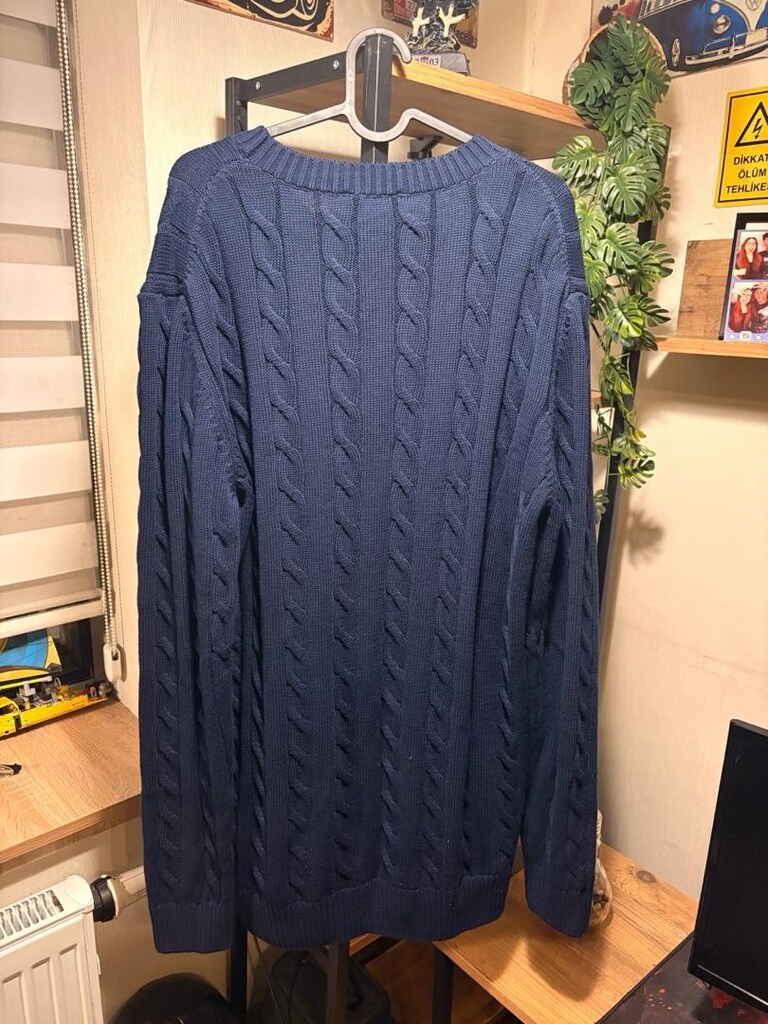 Polo Ralph Lauren Lacivert Triko Kazak - 2