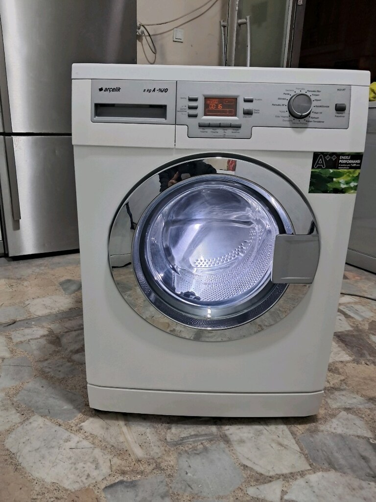 sıfır gibi arcelik 8kloluk camaşır makinesi 8.500tl - 5