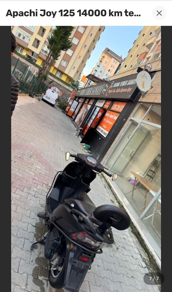 Apachi Joy 125 15000 km temiz agir bakimlari yapilmis trafik sigortalı - 6