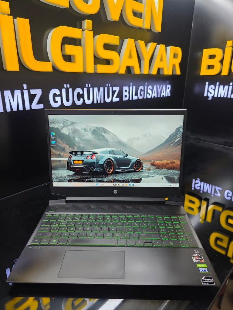 HP RYZEN5 5600H RTX3050 512SSD 144 HERZ HATASİZ LAPTOP - 5