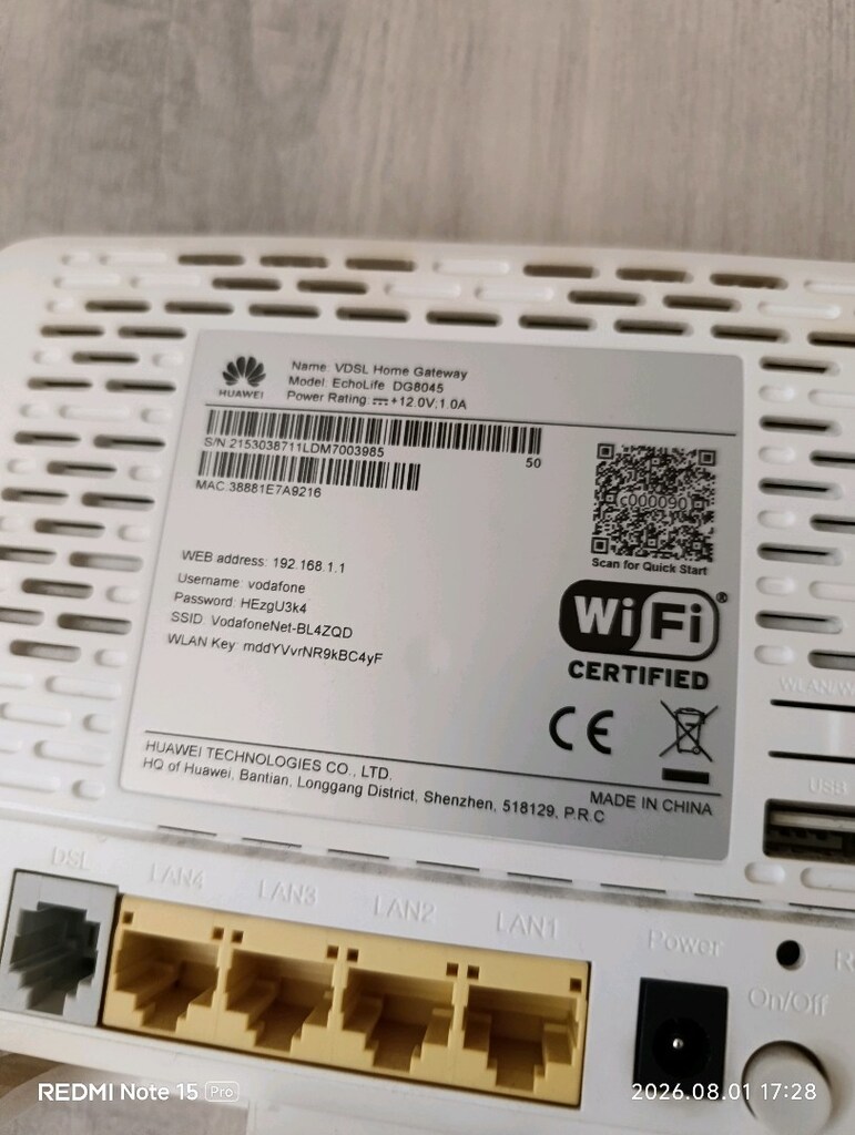 HUAWEİ VDSL 2 MODEM TERTEMİZ SORUNSUZ TAKASYOK YOKTUR - 12