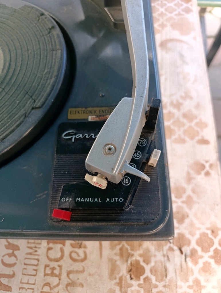 Garrard Marka Pikap. 1950s Garrard İngiliz Ürünü, Manual ve Otomatik - 3