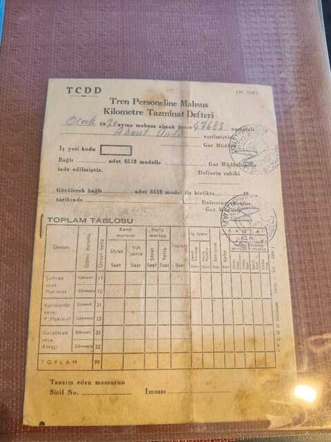 Nadir Efemera Lotu | 1940–1970 Kartpostal + Osmanlı/TCDD Belgeler | Ko