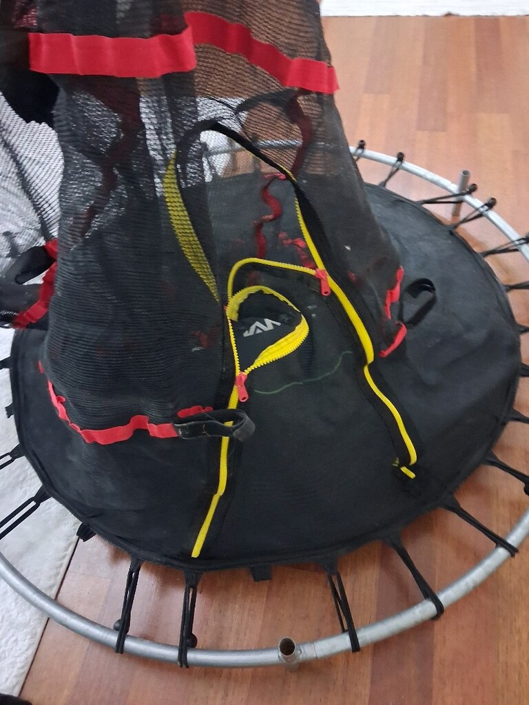 BÜYÜK TRANBOLİN 140 CM ÇAPINDA GAYET İYİ GÖRÜNDÜĞÜ PARÇALARI VAR - 9