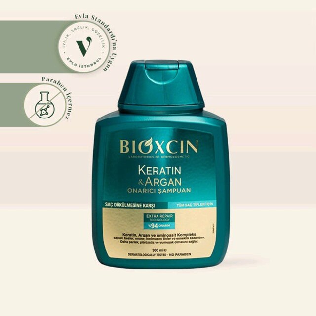 Bioxcin Keratin ve Argan şampuan