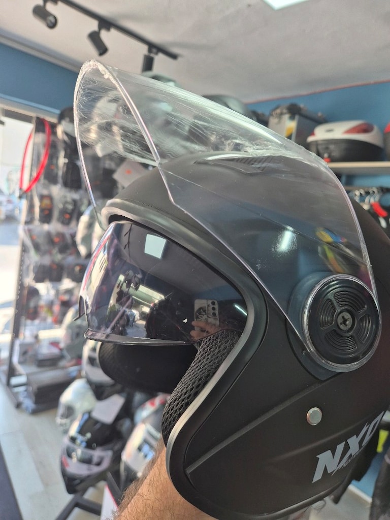 Güneş Vizörlü Uygun fiyatlı Yarım Kask - 7
