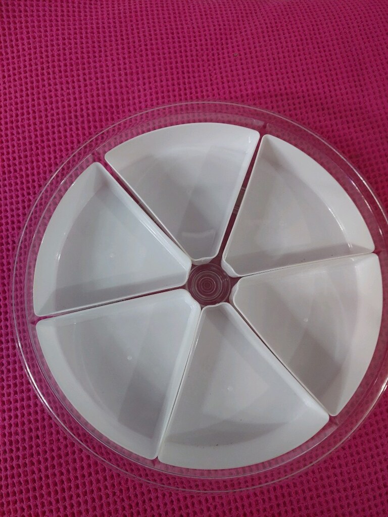 Dönerli sunum tabağı. 360 derece dönebilen. Kahvaltılık,çerezlik. - 3