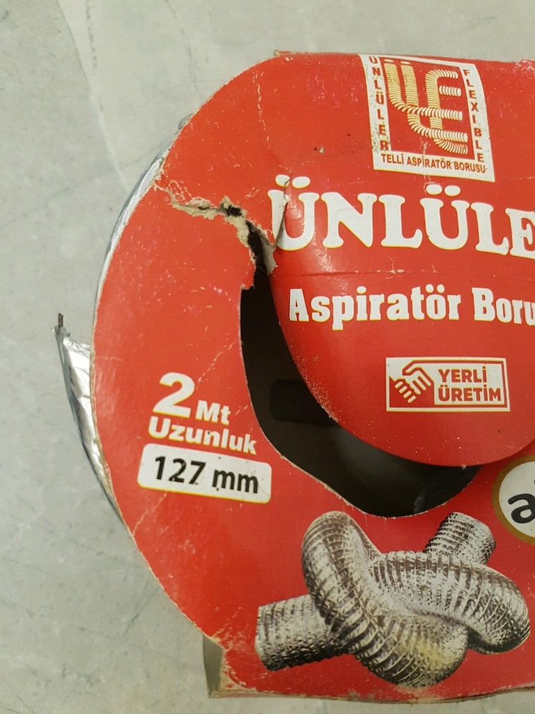 aspiratör borusu 2 metre uzunluk - 3
