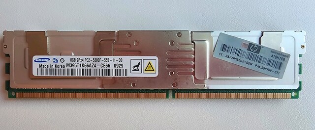 HP 398709-071 8GB DDR2 667Mhz PC2 Ram Memory