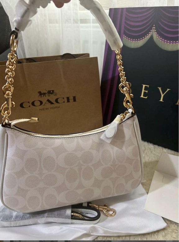 Coach Teri Shoulder Bag In Signature - 10