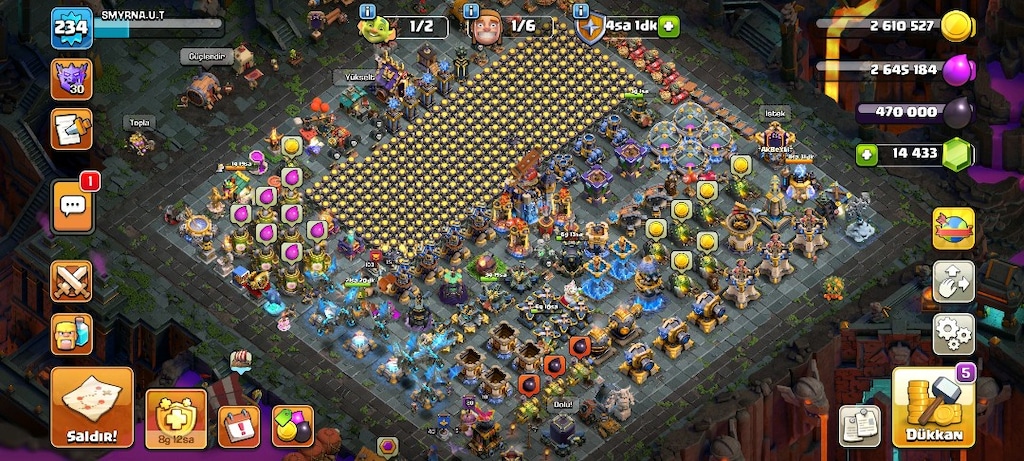 clash of clans BB18 Fule Yakın 14500 Taş - 2