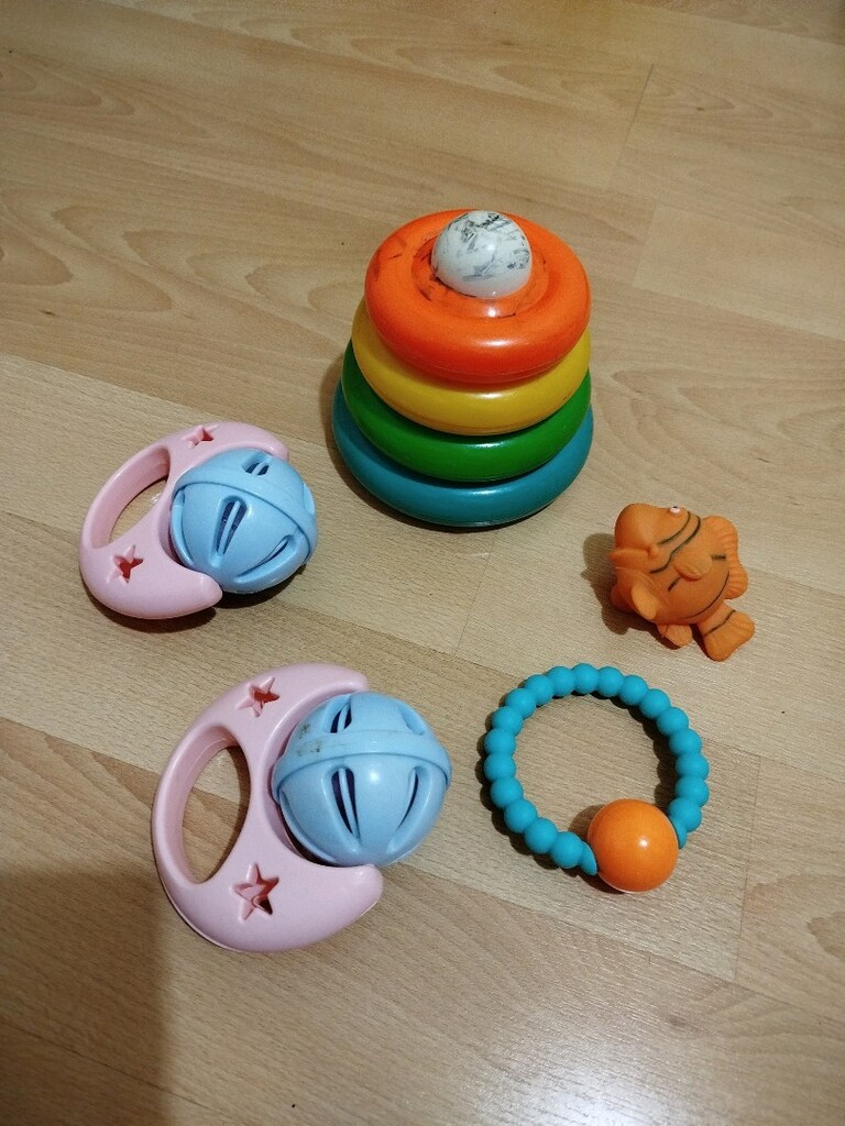 Bebek eğitici oyuncakları ve çevirmeli çıngırak - 4