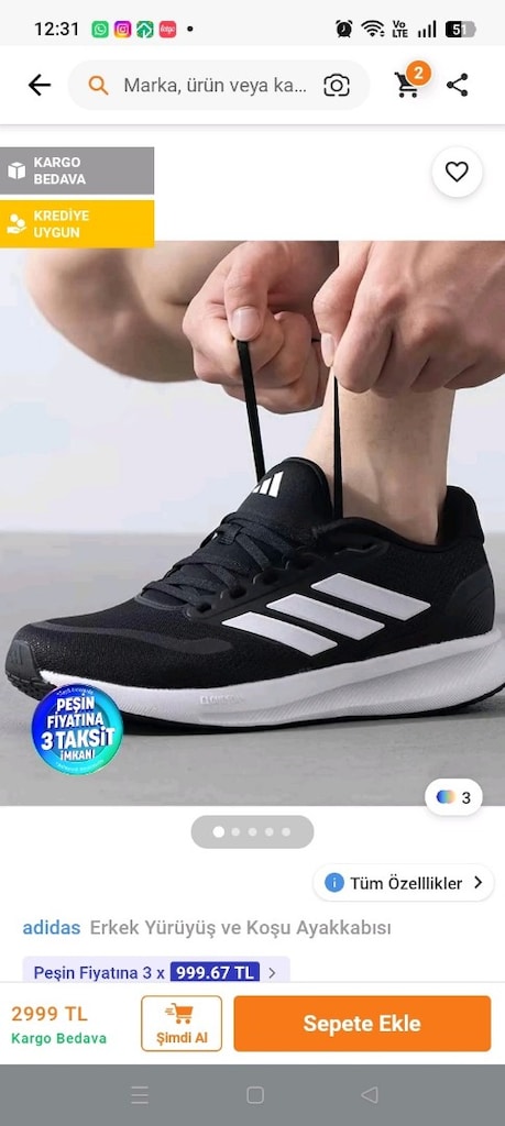 adidas spor ayakkabı - 4