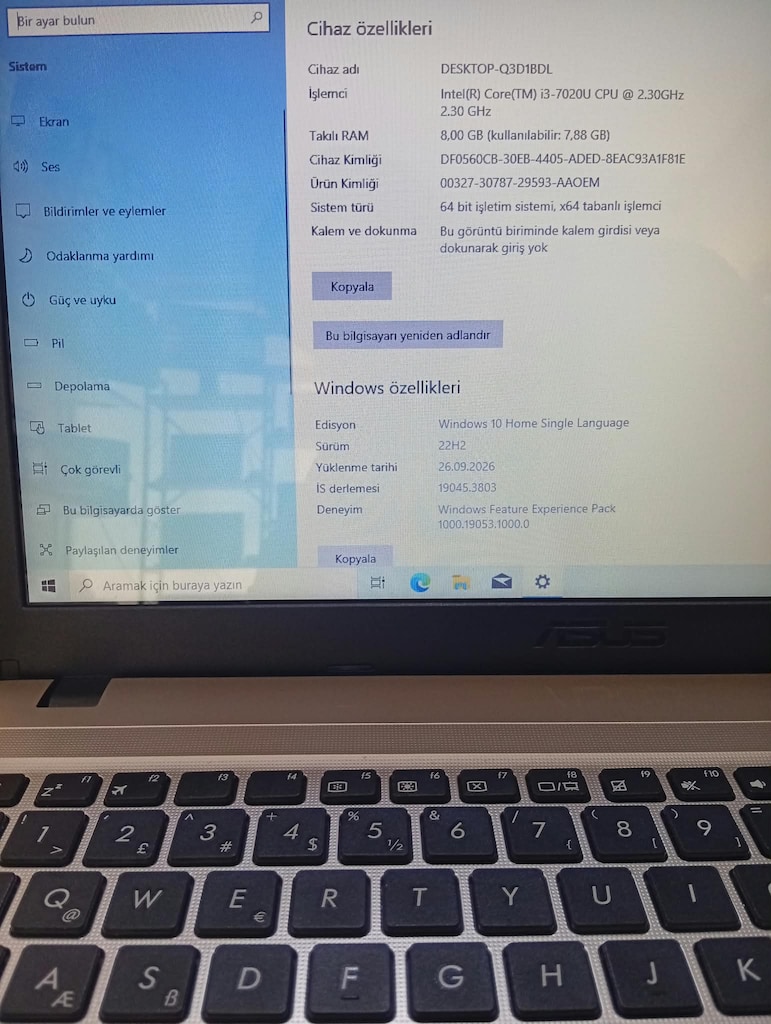ASUS VİVOBOOK X540U LAPTOP - 3