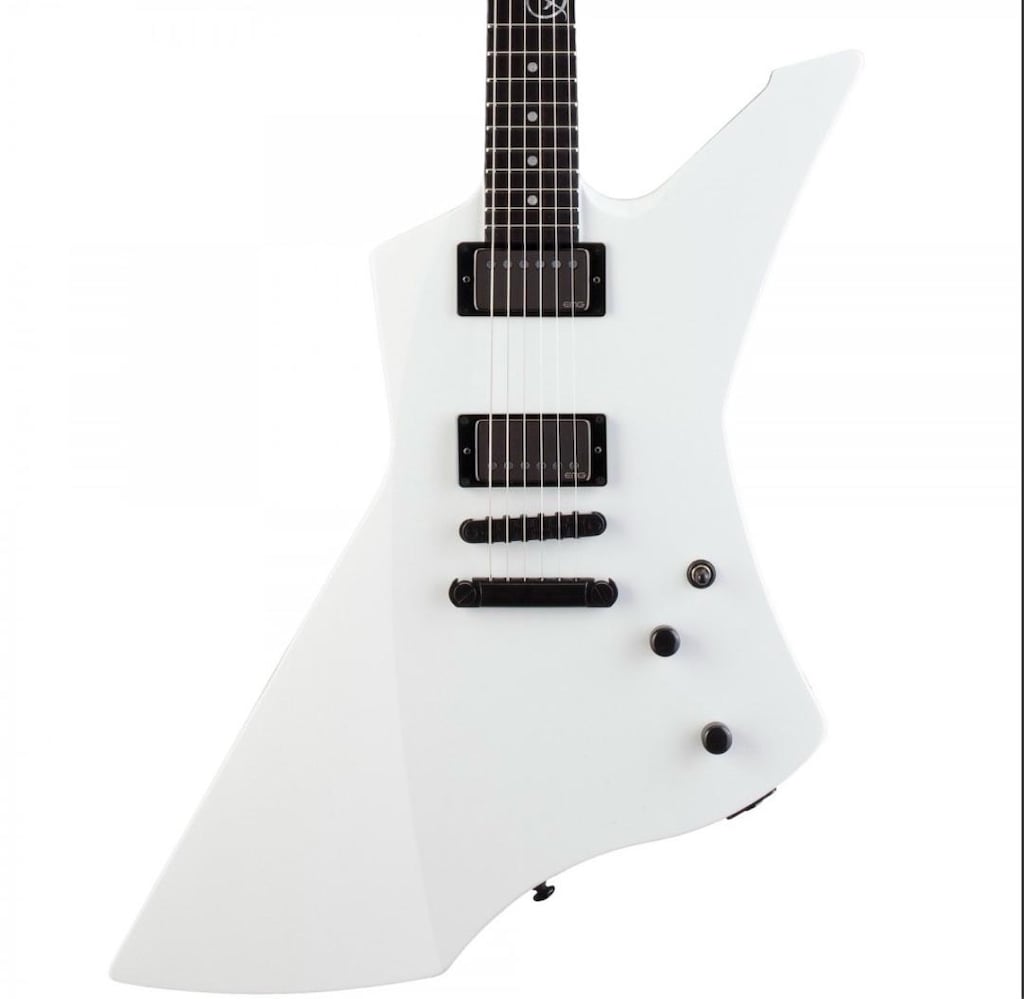 ESP LTD James Hetfield Signature Snakebyte Snow White Elektro Gitar - 2