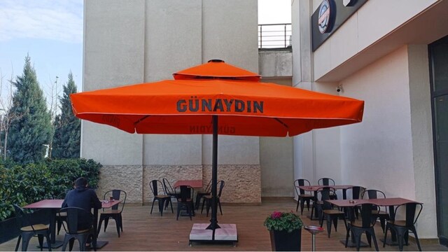 STAR 400*400 DEV ŞEMSİYE KAFE & RESTORANTLAR İÇİN TELESKOPİK