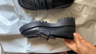 Guess Orijinal Siyah Deri Erkek Loafer - 3