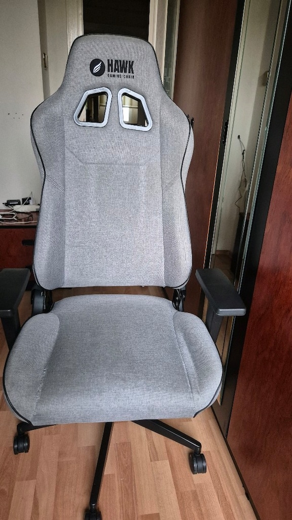 Hawk Gaming Chair FAB V1 Oyuncu Koltuğu Açık Gri - 9