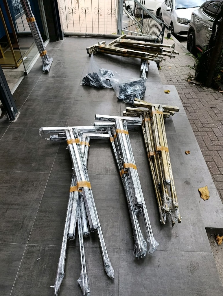 Eşek Askısı,Butik Askı,Bitik Askısı,Ayaklı Askılık, Tekerlekli Eşek - 21