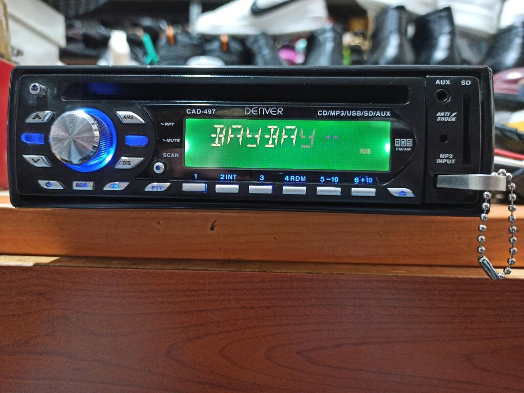 USB AUX RADYO tek anfi çıkışli oto teyp sorunsuz çalışır durumda - 7