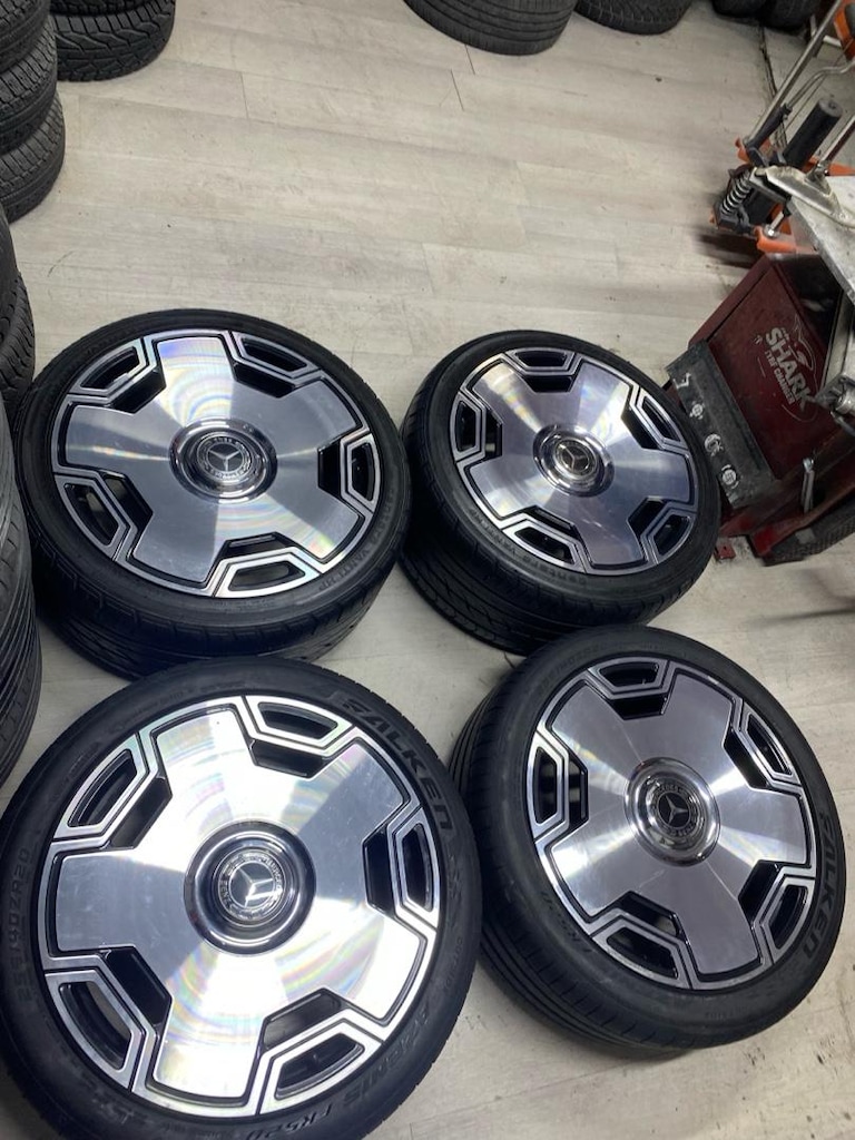 20 inç 5x112 Maybach jant lastik takımı - 5