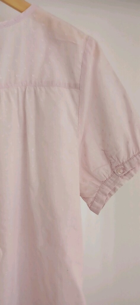 yazlık uçuk pembe bluz - 5