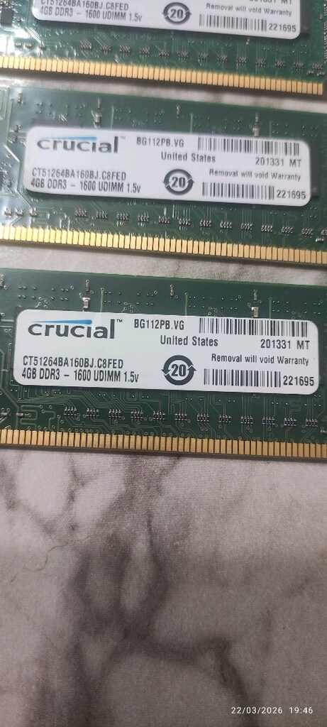 crucial ddr3 4gb 1600 mhz ram bellek - 3