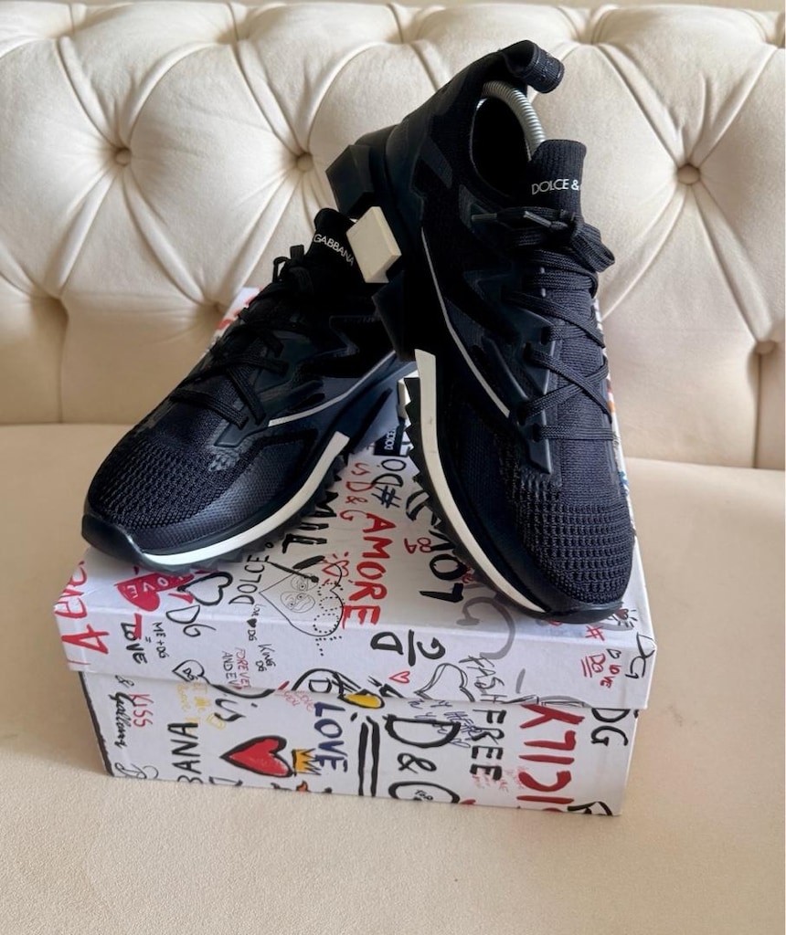 Orjinal Dolce&Gabbana Siyah Erkek Sneakers - 3