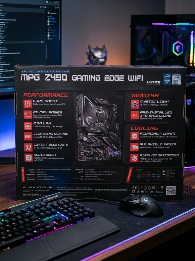 MSi Z490 GAMiNG EDGE WiFi 1200 ANAKART - 2