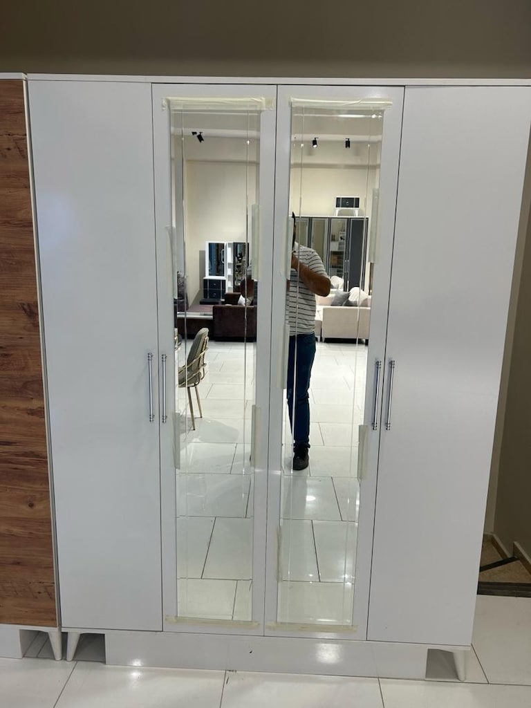SIFIR GARDROP VE ÇİFT KİŞİLİK BAZA BAŞLIK YATAK - 8