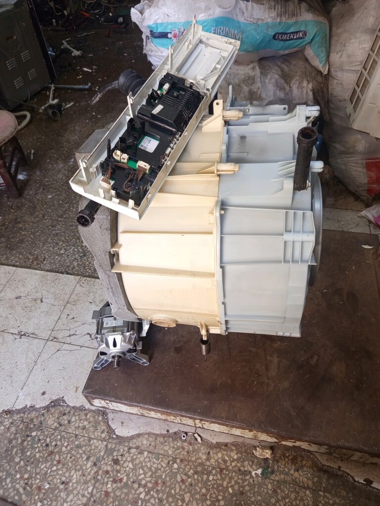 booşh sıemens 8 ve 9 çamaşır makinesi ana kazan ve kart - 4