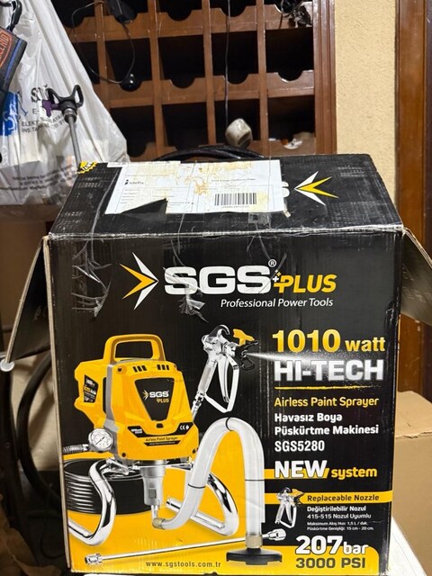 SGS BASINÇLI BOYA MAKİNESİ