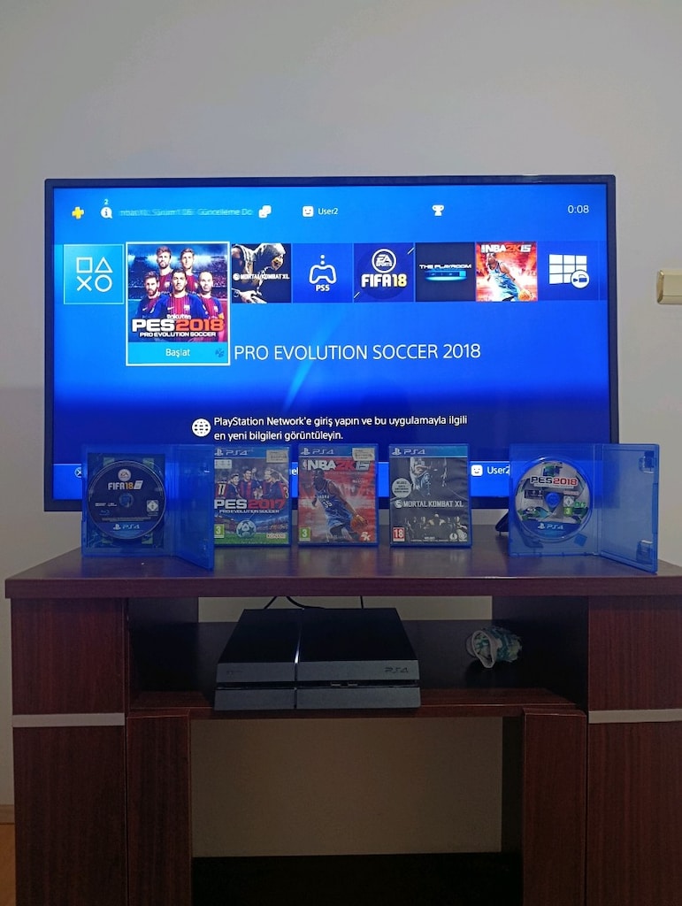 İçi Açılmamış PS4 Fat Kasa - Sıfır Ses / Isınma Yok - 3 Kol + 4 Oyun" - 2