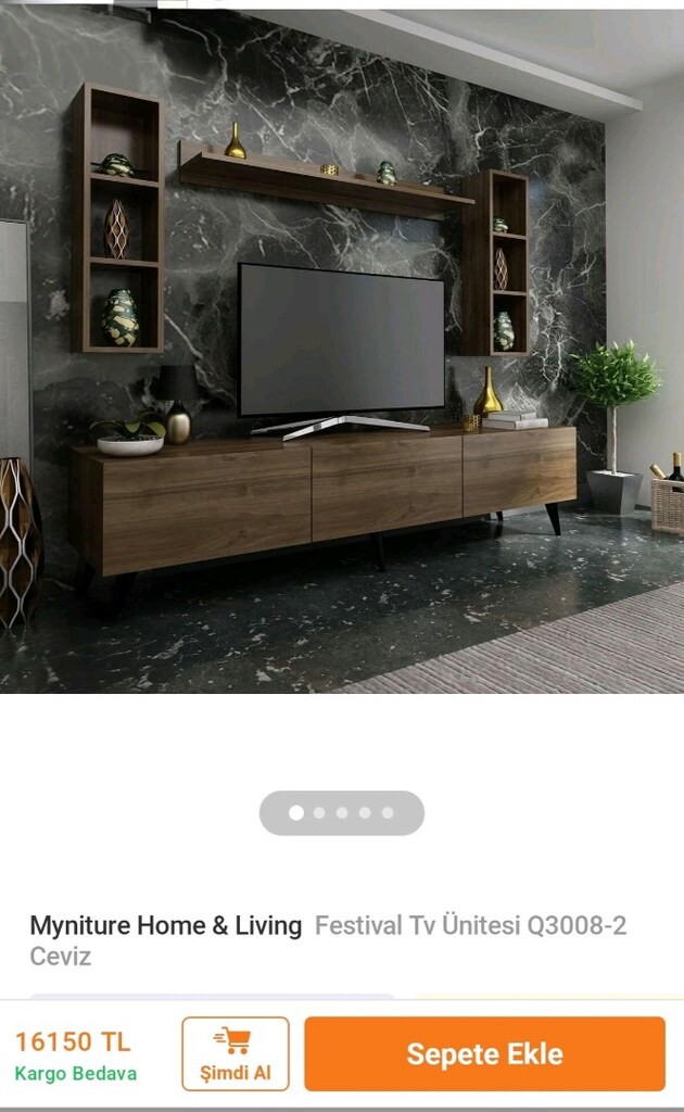 TV Ünitesi Ceviz Rengi - 6