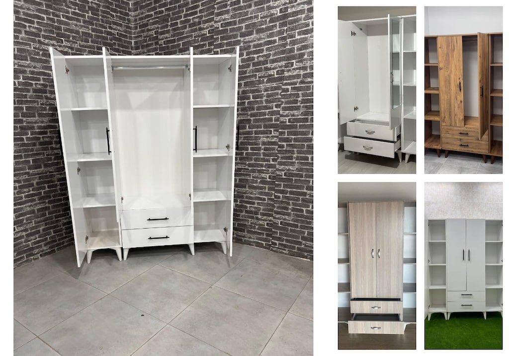 4 kapaklı elbise dolabı dgojbxwlwq - 5