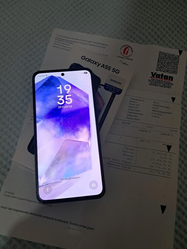 SIFIRDAN FARKSIZ YURTİÇİ 3AY GARANTİLİ 256GB 8RAM SAMSUNG A55 5G - 3