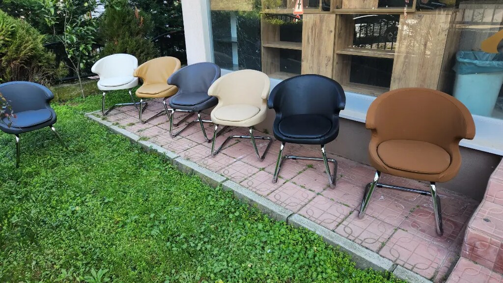 Ofis büro misafir bekleme koltuğu sıfır ürün rengarenk - 4