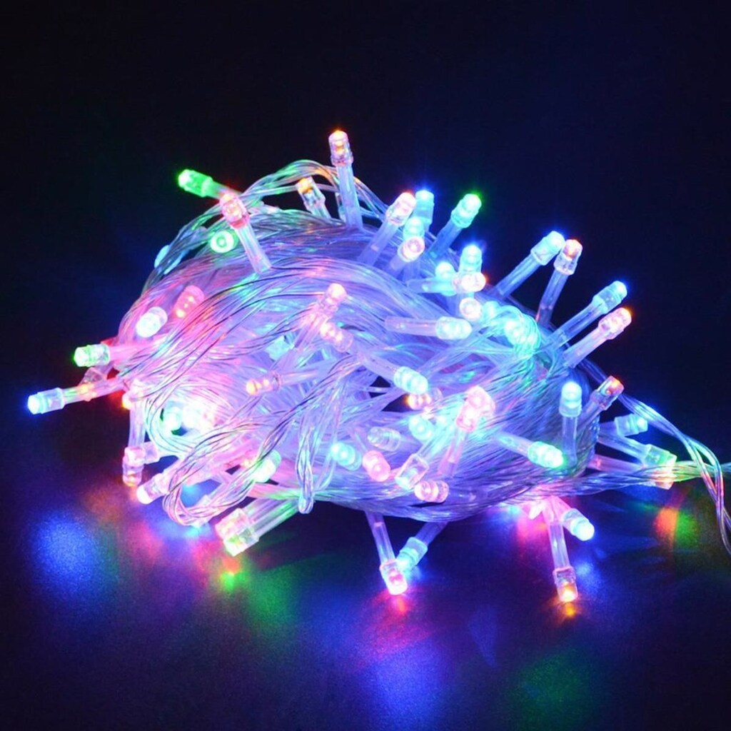 RGB 10mt 100 Ledli Fişli Eklemeli Fonksiyonlu Şerit Led Dekor Lamba - 3