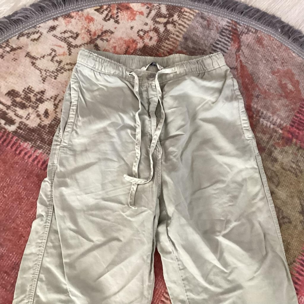 spor model zara bağcıklı pantolon S - 4