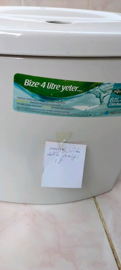 kılozet üstü 3Adet kılozet üstü rezervar - 4