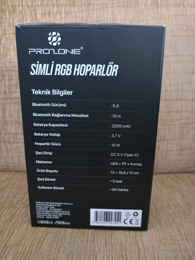 RGB Ledli Bluetooth Speaker - 4