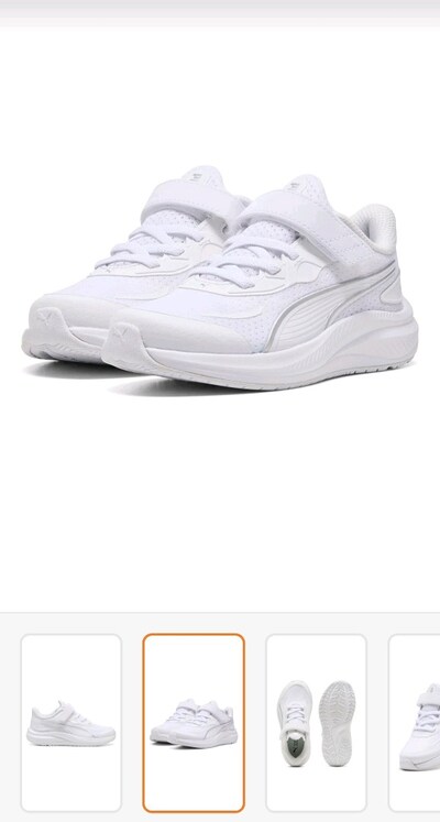 Puma Skyrocket Beyaz Çocuk Sneaker Ayakkabı